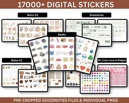 17000+ Daily Digital Sticker Book for Goodnotes