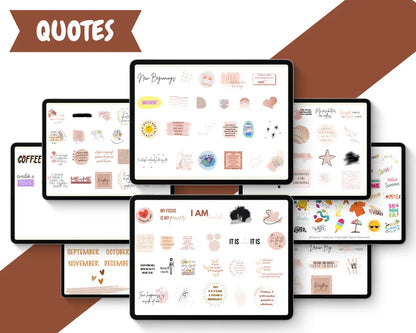 17000+ Daily Digital Sticker Book for Goodnotes