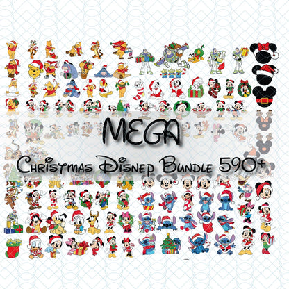 590+ Disney Mega Christmas Bundle