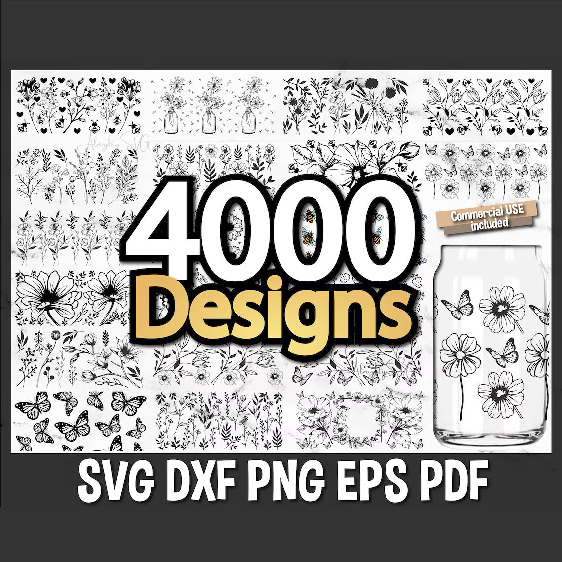 4000+Designs Mega Svg Bundle