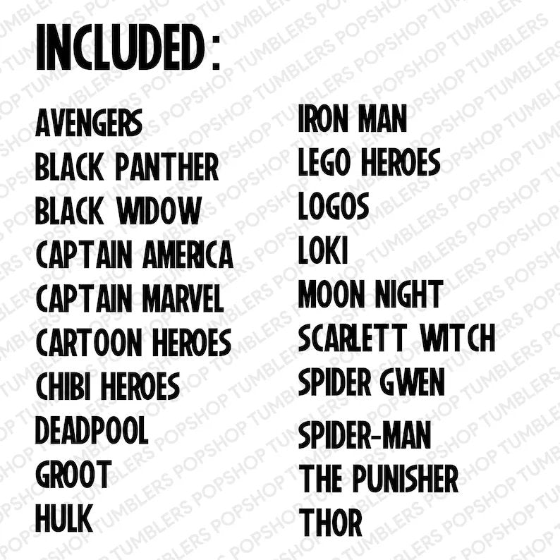 3500+ Marvel Mega SVG Bundle