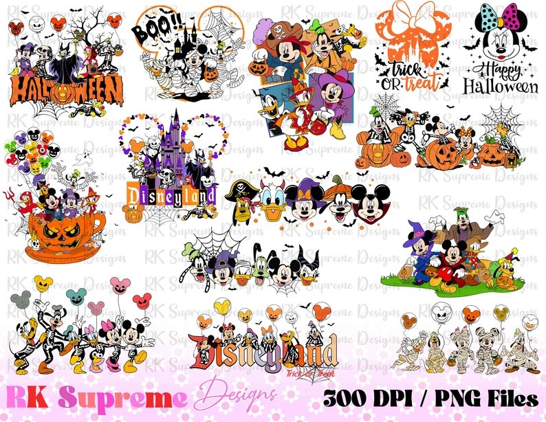 Mickey Characters Halloween