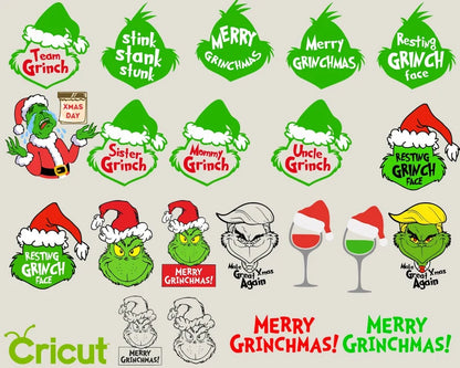 The Grinch Bundle 190+ UNIQUE DESIGN