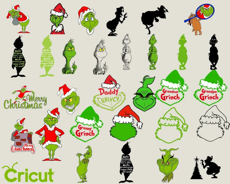 The Grinch Bundle 190+ UNIQUE DESIGN